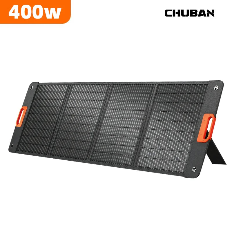 Panel solar plegable de 200 W portátil, para carga de Ecoflow u otros generadores de energía.