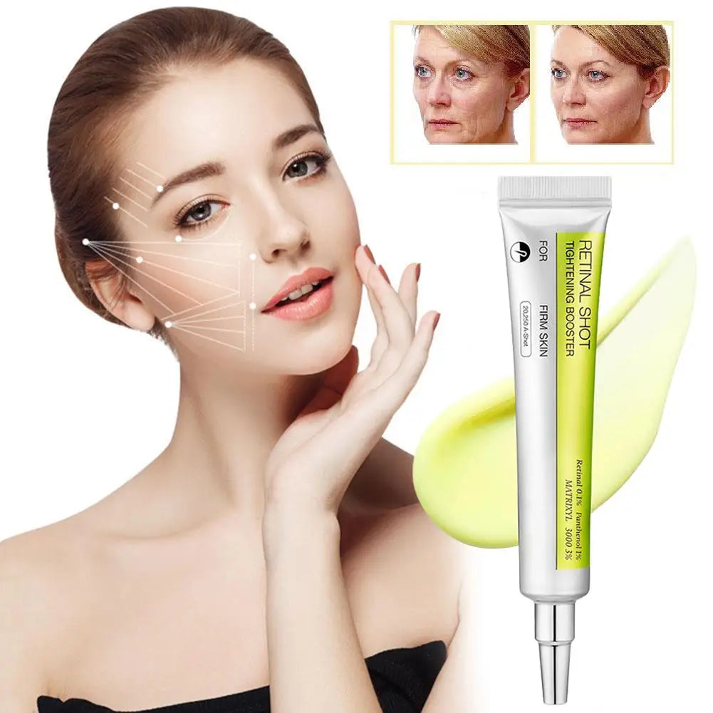 Sérum y esencia para el contorno de ojos con retinol: hidratación duradera, suaviza ojeras y arrugas, fórmula suave y no irritante.
