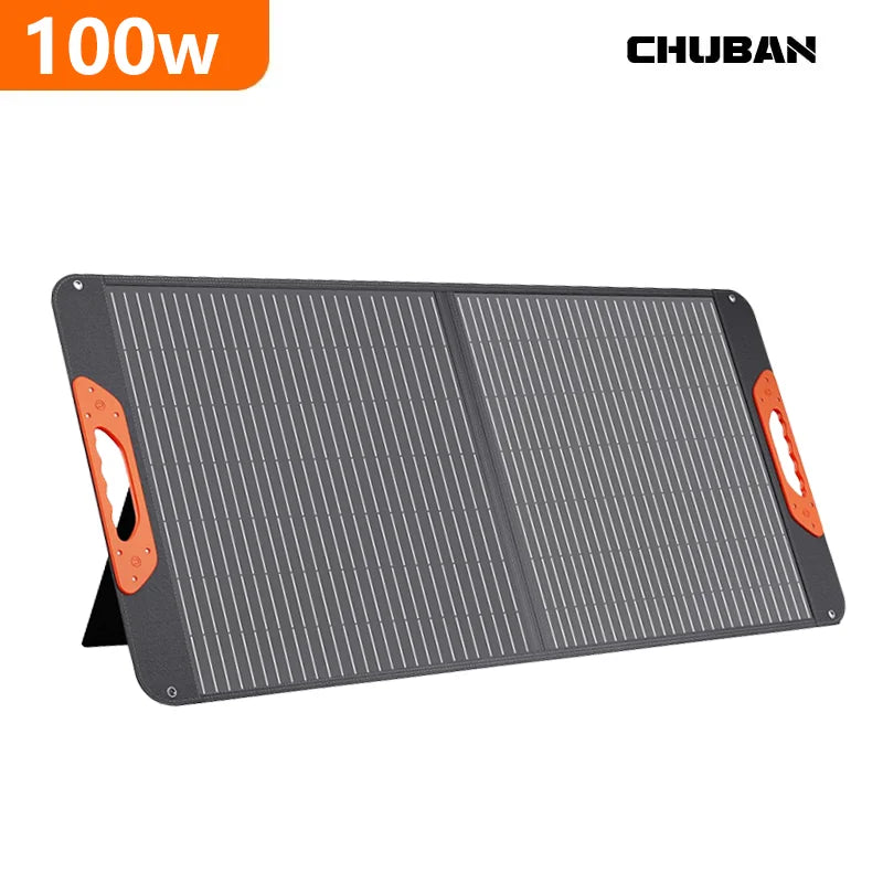 Panel solar plegable de 200 W portátil, para carga de Ecoflow u otros generadores de energía.