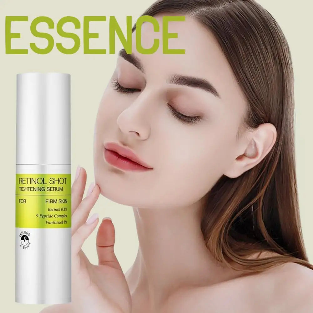 Sérum y esencia para el contorno de ojos con retinol: hidratación duradera, suaviza ojeras y arrugas, fórmula suave y no irritante.