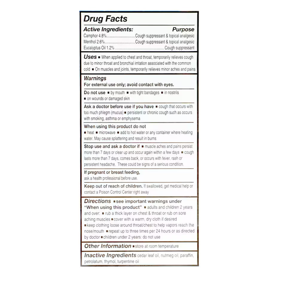 MED PRIDE Unguento para el Pecho 4 Oz