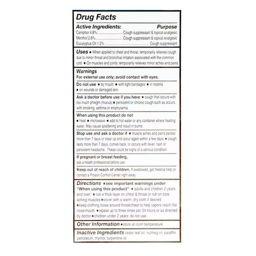 MED PRIDE Unguento para el Pecho 4 Oz